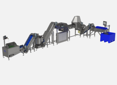 Compact Automatic Taring Line